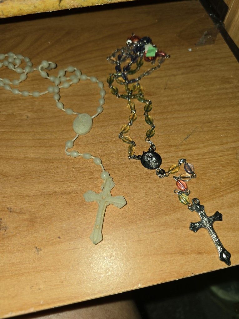 Set Of 2 Rosary Beads Wearable