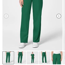 Hunter Green Scrub Pants 