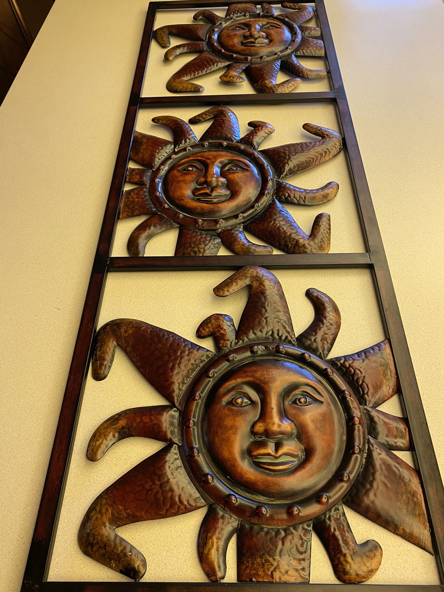 Hanging wall art sun