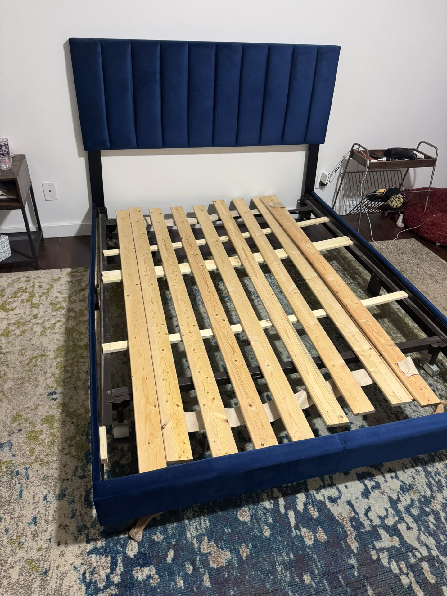 Blue Bed Frame