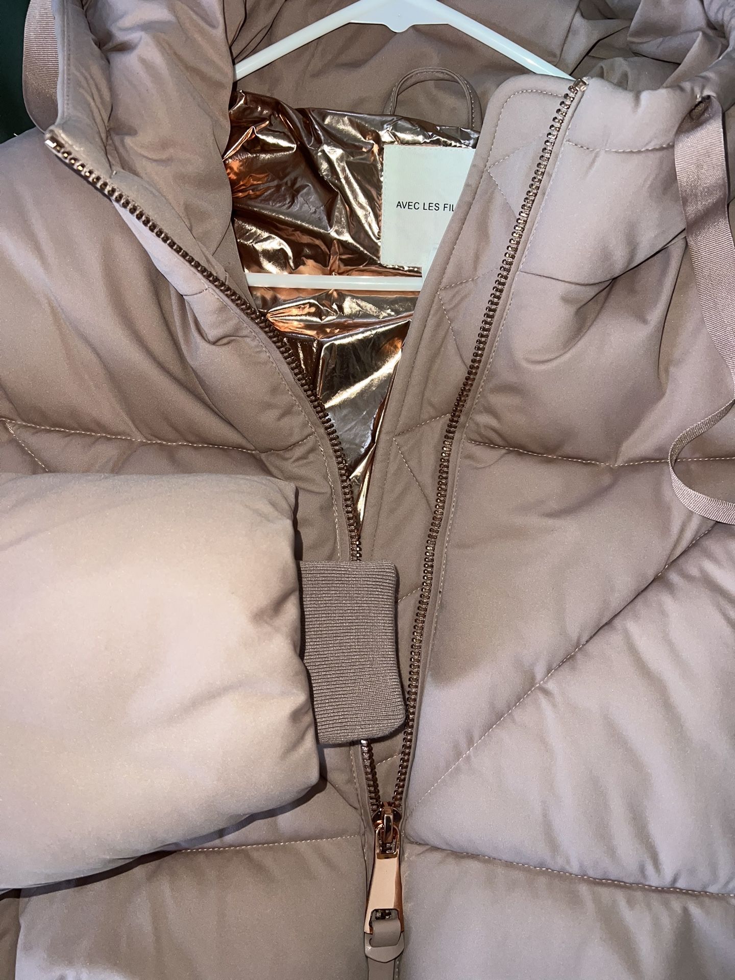Mauve Hooded Jacket (M)