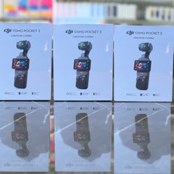 DJI OSMO POCKET 3 Creator Combo ((Take It Home In Payments/ llévatelo a casa en pagos) Only $10 Down 