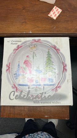 14” Christmas Platter