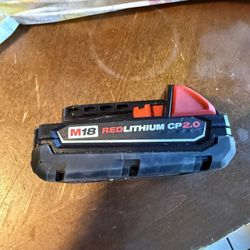 Like New 2.0 Milwaukee M18 Battery! 