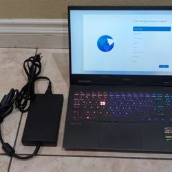 HP Omen Ryzen 7 + GTX 1660 Ti Gaming Laptop With Charger