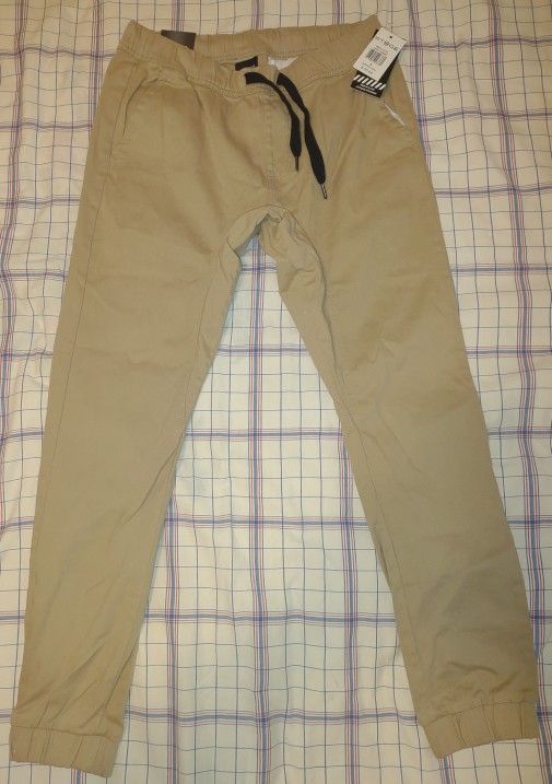 New WT02 Jogger Pants Men's S Light Khaki Twill 9091-3331A (contact info removed)66