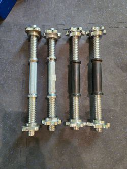 4x 14inch Standard 1inch Dumbbell Handles