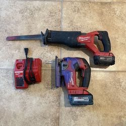 Milwaukee M18 Fuel Sawzall And Jigsaw 