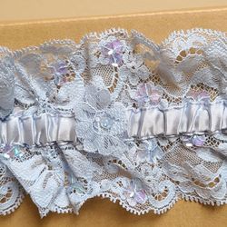 Victoria Secret Blue Wedding Garter