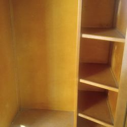 Wood Armoire Wardrobe Clothing Storage Dresser Drawers Closet Cabinet