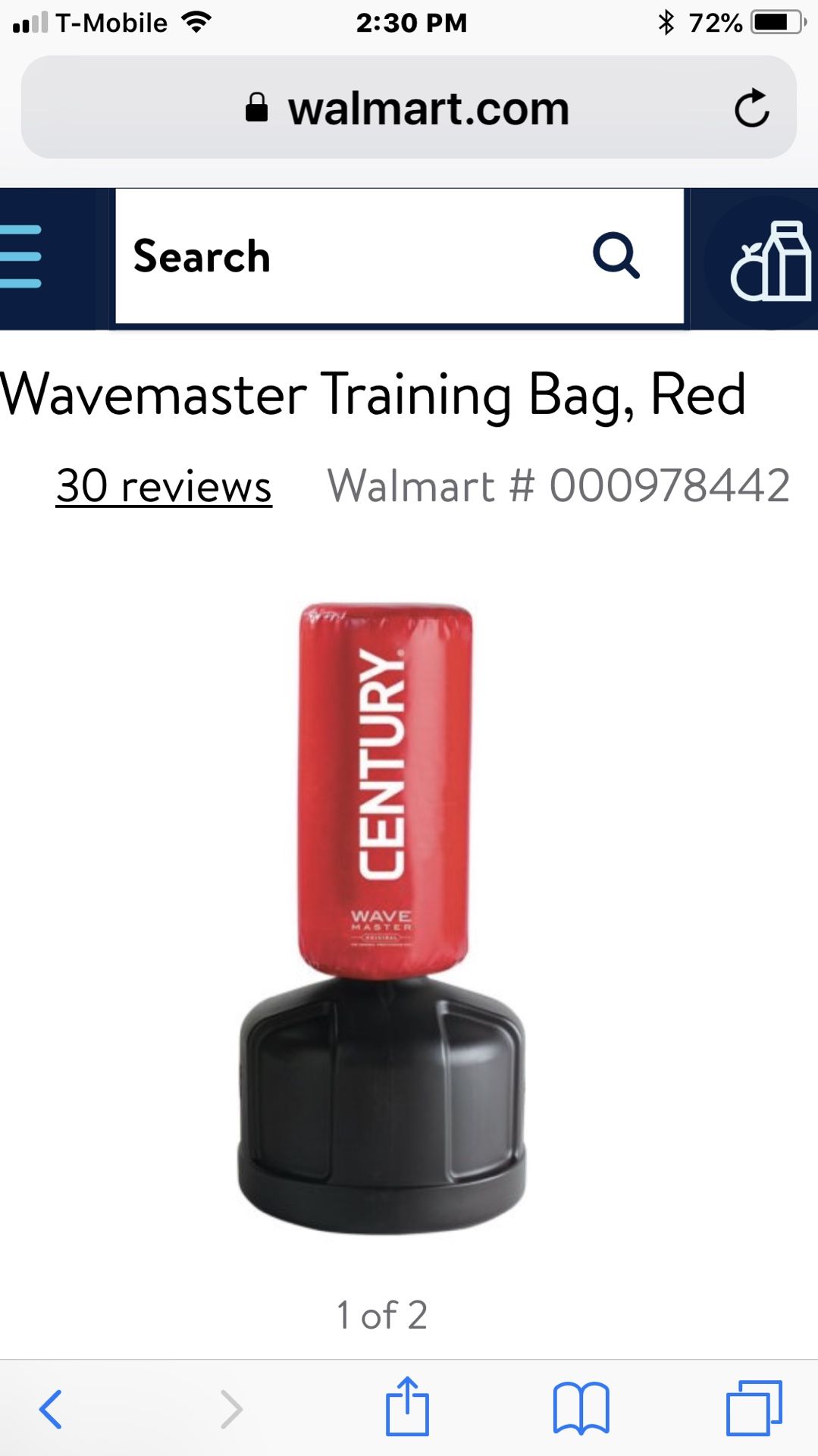 Boxing Training beg used