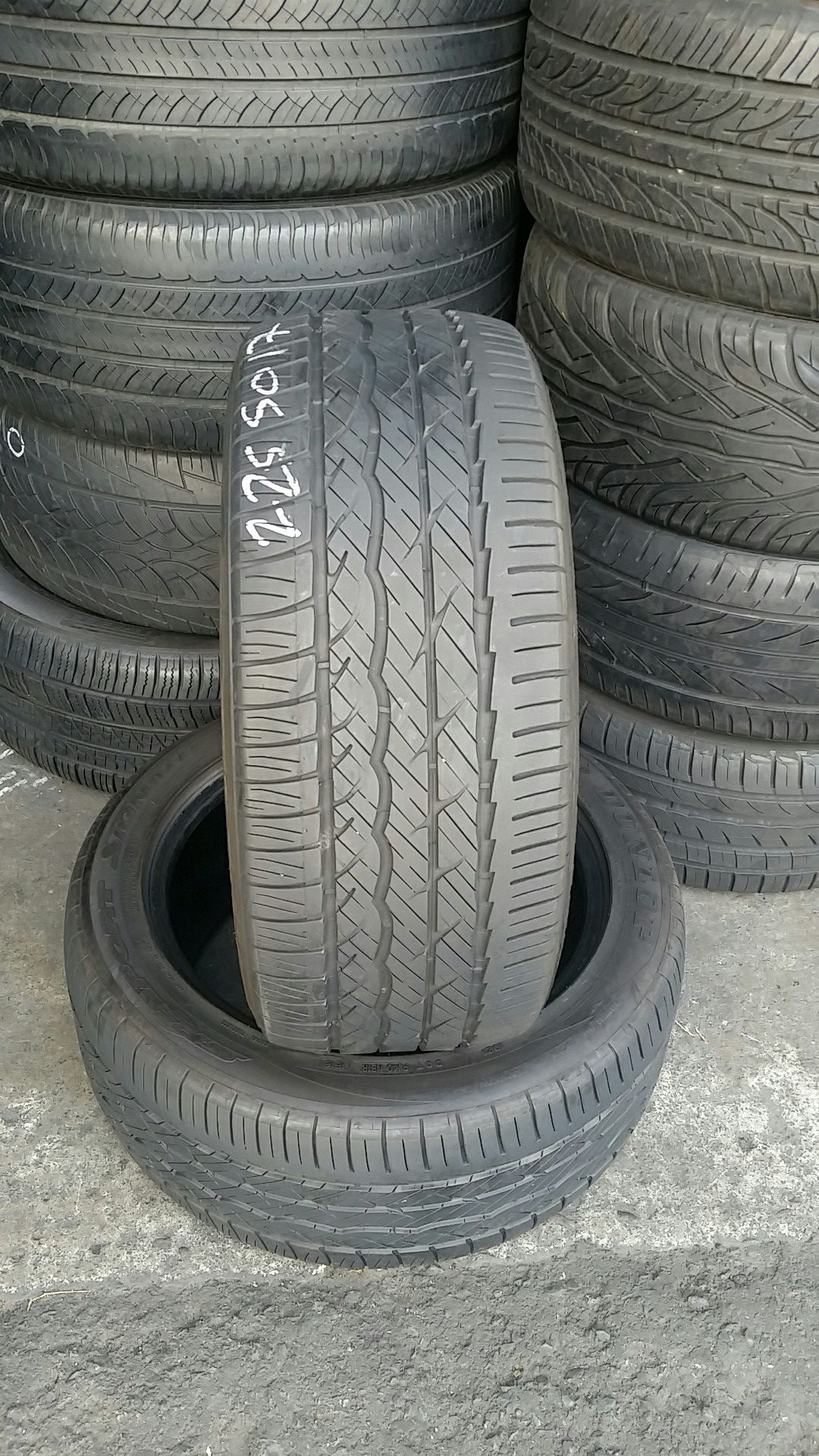 PAIR 225 50 17 DUNLOP SPORT SIGNATURE 94W