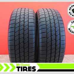 2 DELINTE CENTURION H/T 235/60R18 USED TIRES  10/32 TREAD NO PATCH * PRODUCTION YEAR 2025 * INSTALLATION INCLUDED *