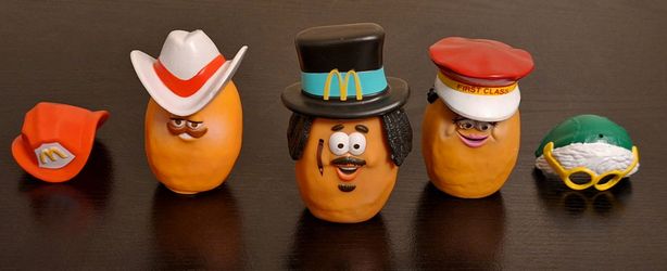 VINTAGE 1988 MCDONALD’S MCNUGGET BUDDIES TOYS - SET OF 3