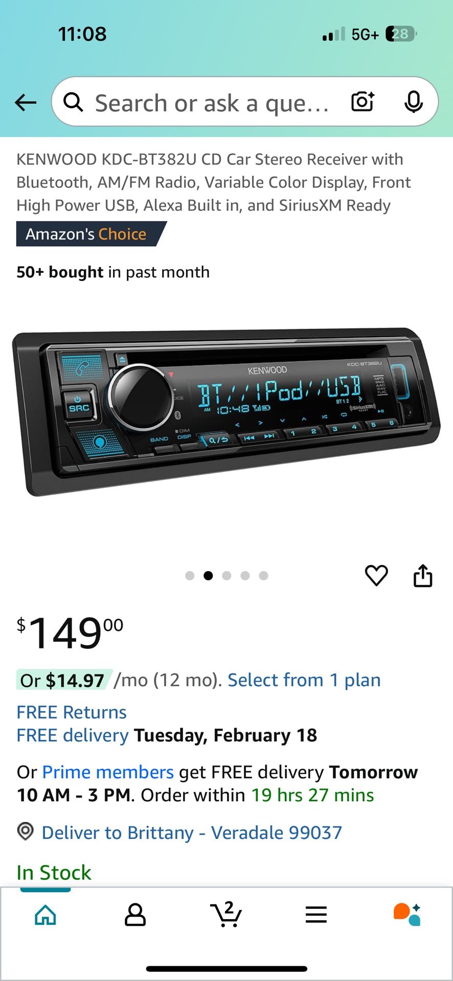 Kenwood Car Stereo