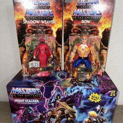 Masters Of The Universe Cartoon Collection Shadow Weaver Exclusive Night Stalker Lot
