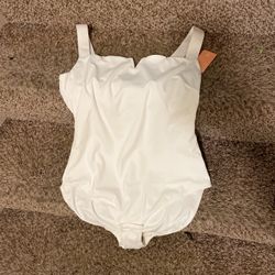 White Female Body Suit 
