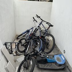 4 bicycles
