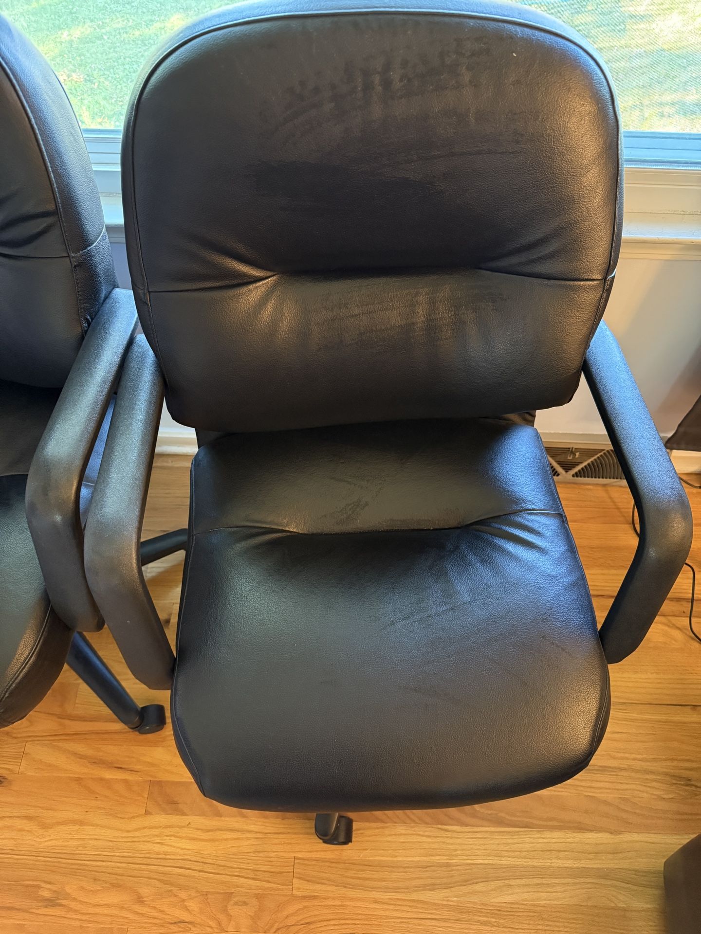 Hon Executive Black Faux Leather Office Chair