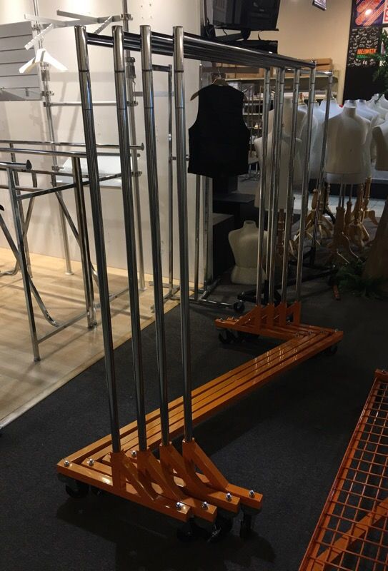 Z Racks with Orange Base