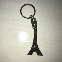 Paris France Eiffel Tower Keychain