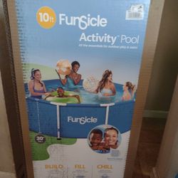 Pool 10 Ft X 30 In  Fundicle  Filther And Pump New  Sellada En Su Caja   