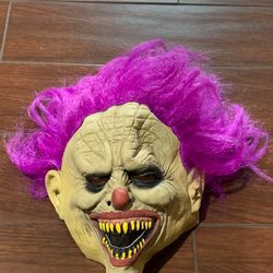 Killer Clown Halloween Mask 