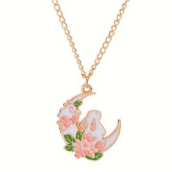 Moon & Bunny Necklace 