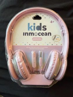 Kids Headphones Pink Sealed Brand New 