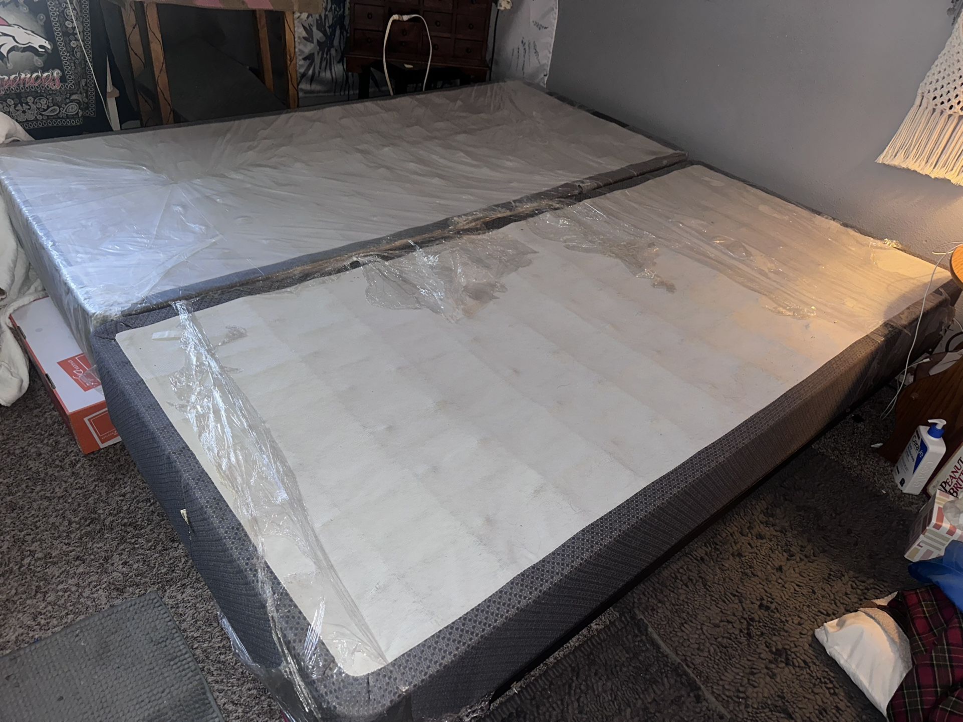 Pair Of King Size Box Springs