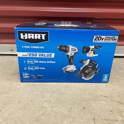 HART 20V 3-Tool Combo Kit