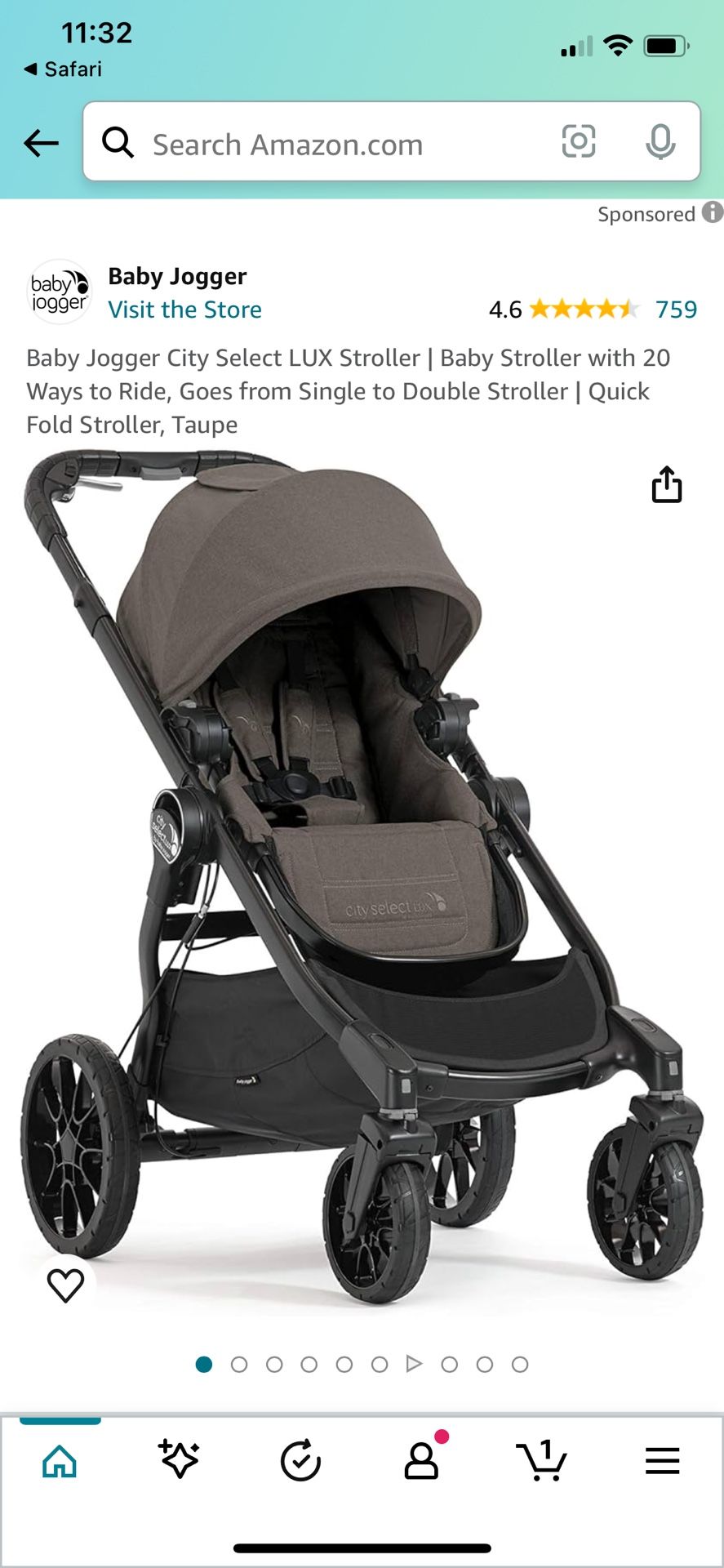 Baby jogger City Select Lux Stroller