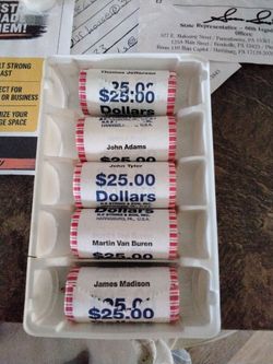 Sealed presidential dollar rolls unsearched
