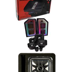 NEW  BASS AND VOICE PACKAGE KICKER AUDIO  CUSTOM SPEAKER BOXES