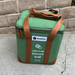 Bocce balls night and day