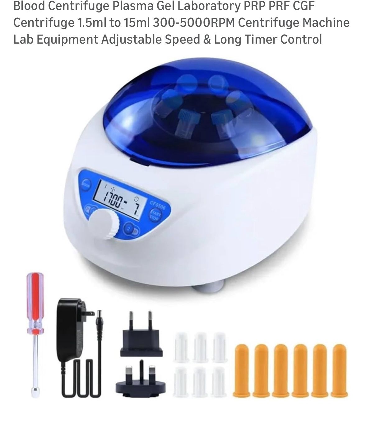 300-5000RPM Plazma Centrifuge Machine