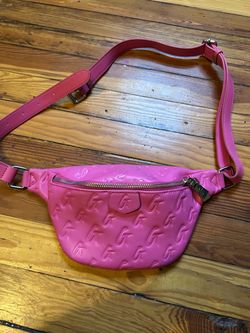 Glam-Aholic Pink Monogram Fanny Pack