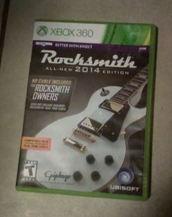 XBOX 360 Rock Smith all new 2014 edition
