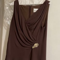 Fun Sassy Brown Gown