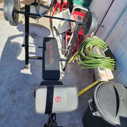 Exercise Bench And Weights 
