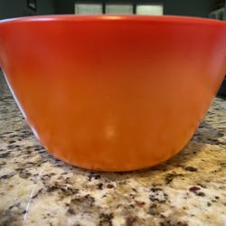 Vintage Red Ombré Fire King Bowls 