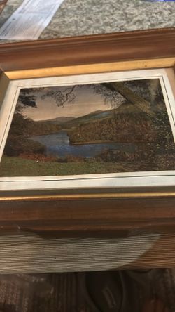 Iridescent Lake Scene