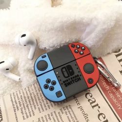 AirPods Case - Soft Silicone for Pro/1/2-Cute Nintendo Switch-Gaming