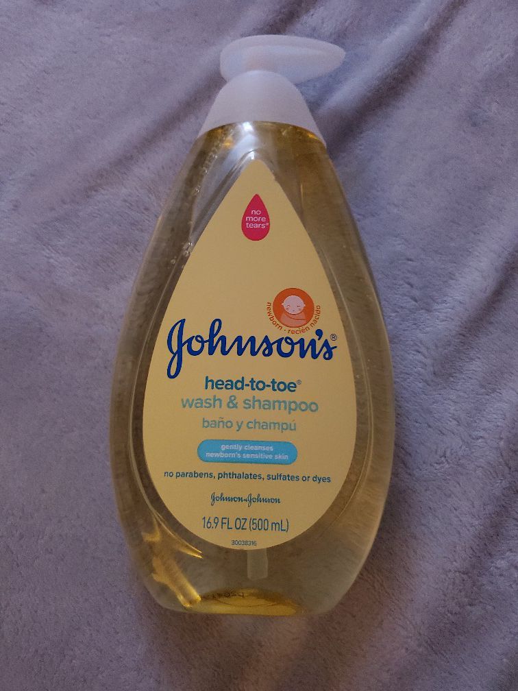 Johnson newborn shampoo