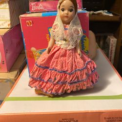 Mexican Dress Doll Beautiful Dress