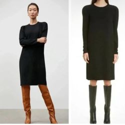 Lafayette 148 New York Long Sleeve Crepe Dress