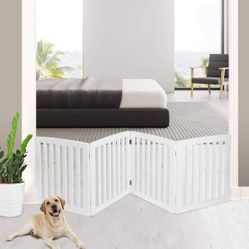 Dog Gate Pet Gate for House, Stairs, Hallways, Doorways