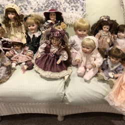 Choice Of Porcelain Dolls ($5 Each)