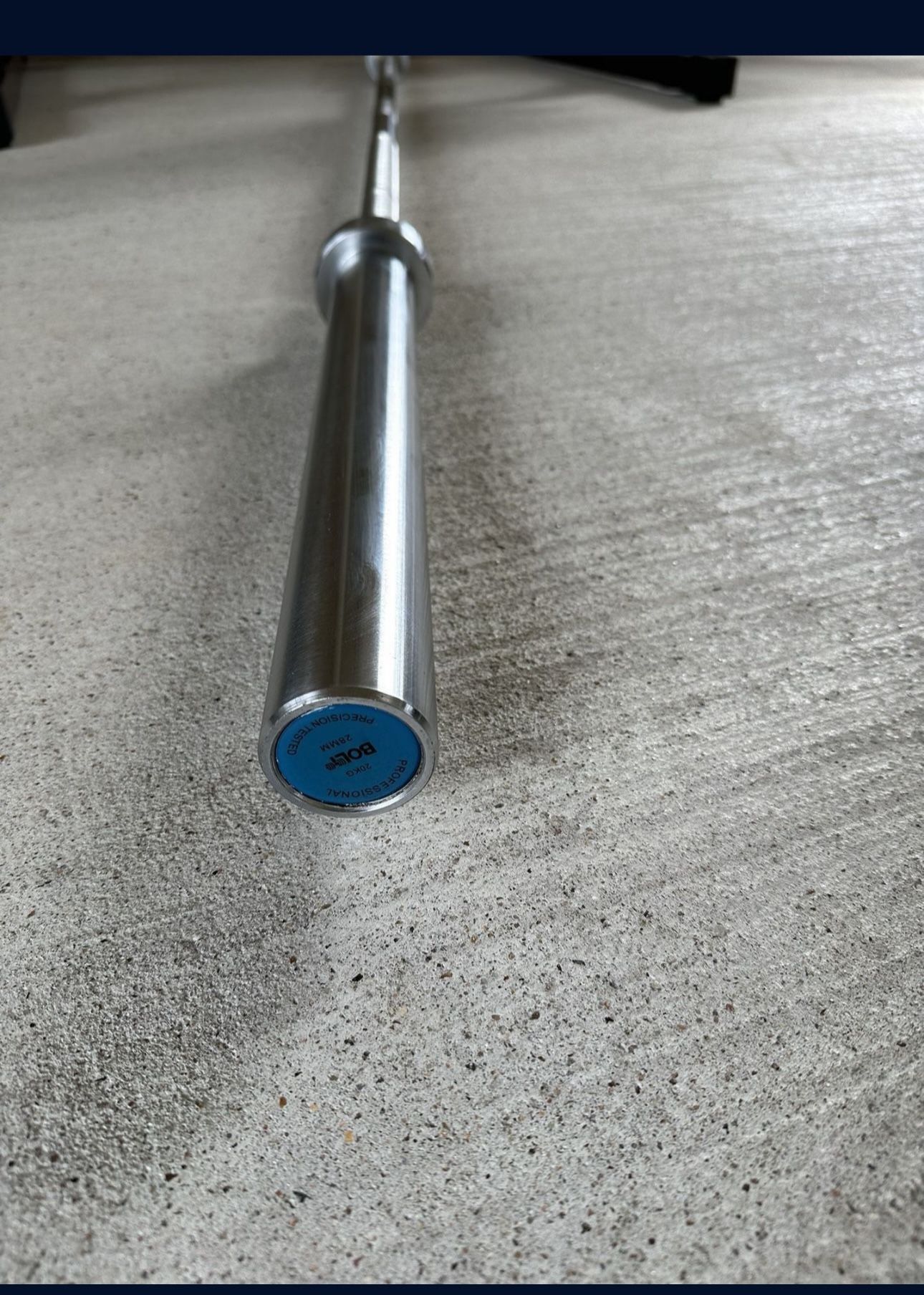BOLT 28MM PROFESSIONAL OLYMPIC CHROME BARBELL 7ft $140