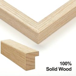 NEW 2 PACK 18 X 24 OAK FRAMES